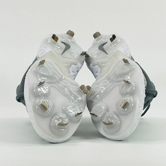 Nike Alpha Huarache Elite 4 Mid 'Grey White' DJ6520-012 Baseball size 10 + 12.5 - Picture 7 of 7